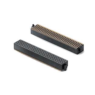 HB12X系列1.27mm間距四排板對板連接器 可堆疊 20-200Pin